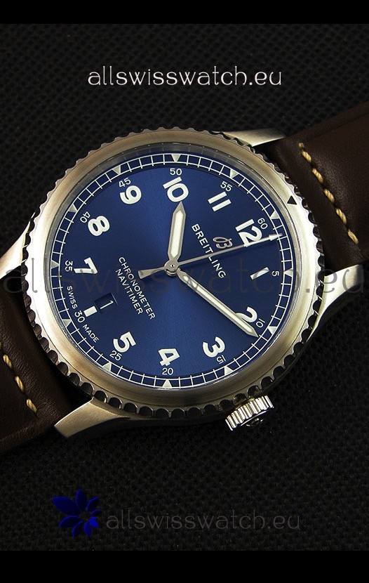 IMG_9086 Breitling Navitimer 8 Automatic 41MMin Blue Dial 3