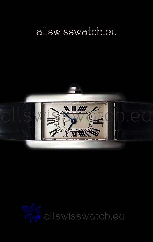 IMG_9086 Cartier Tank Americaine Ladies Quartz 1:1 Mirror 3