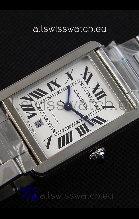 IMG_9086 Cartier Tank Solo Automatic in Leather Strap 31MM Wide 3