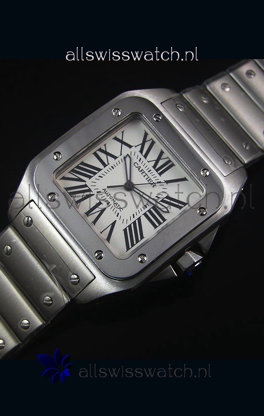IMG_9086 Cartier Santos 100 42MM Casing with Movement 3
