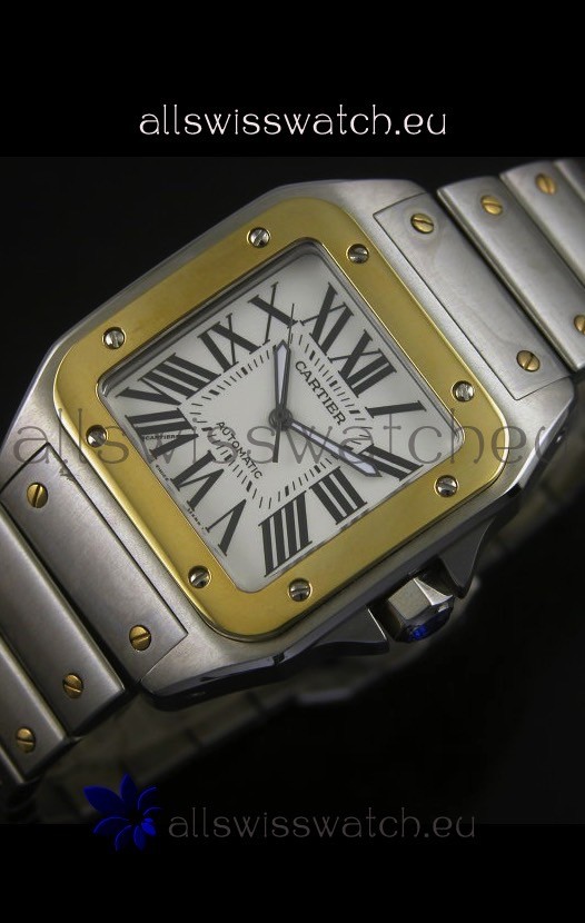 IMG_9086 Cartier Santos 100 38.5MM - 1:1 Mirror Ultimate 3