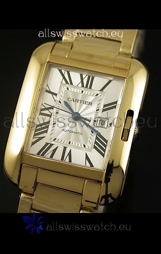 Cartier Tank Anglaise Mid Sized Yellow Gold - 1:1 Mirror 3