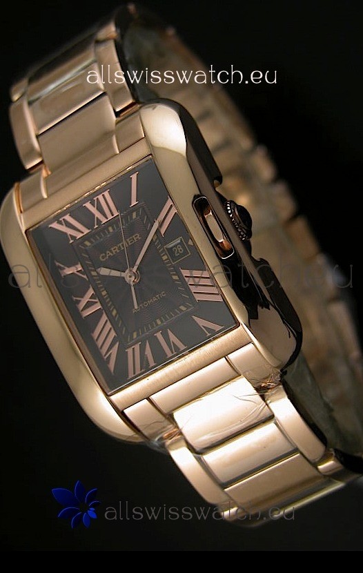 IMG_9086 Cartier Tank Anglaise Mid Sized Pink Gold - 1:1 Mirror 3