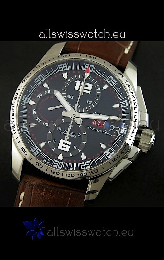 IMG_9086 Chopard Mille Miglia GT XLin Brown Leather Strap - MIRROR 3