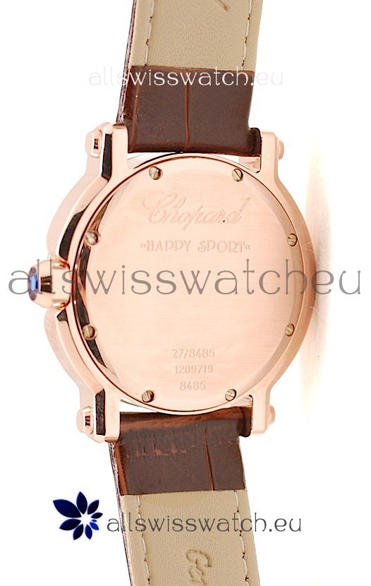 Chopard Happy Sport Ladies in White Dial 3