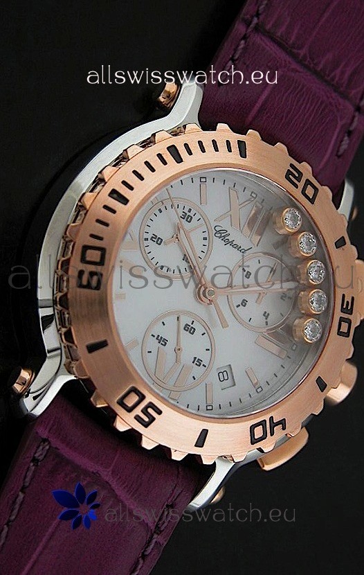 Chopard Happy Sportin Dark Red Strap 3