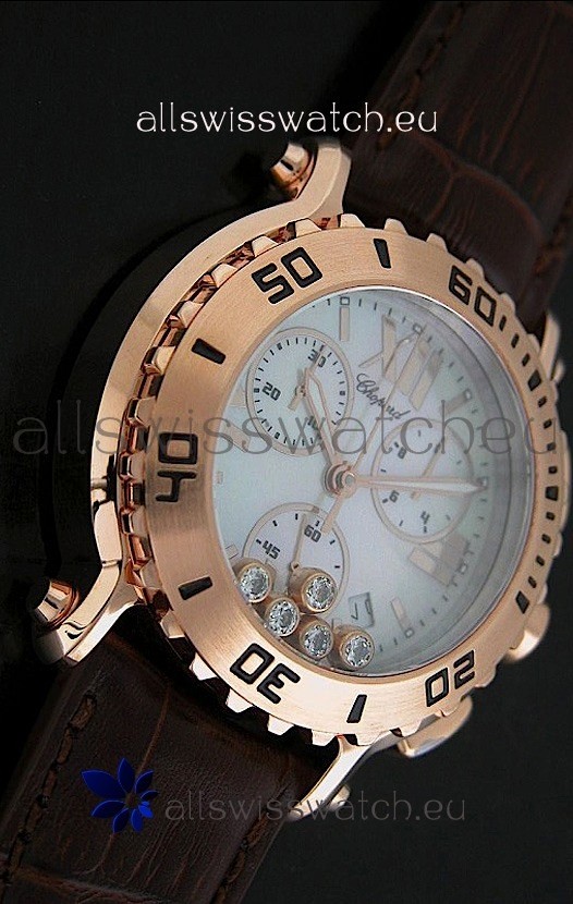 IMG_9086 Chopard Happy Sportin Brown Strap 3
