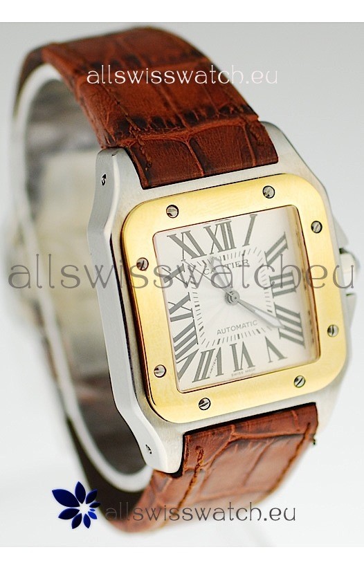 IMG_9086 Cartier Santos 100 Two Tone 3