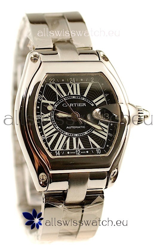 IMG_9086 Cartier Roadster GMT in Black Dial 3