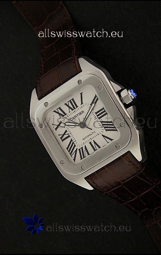 IMG_9086 Cartier Santosin White Dial 3