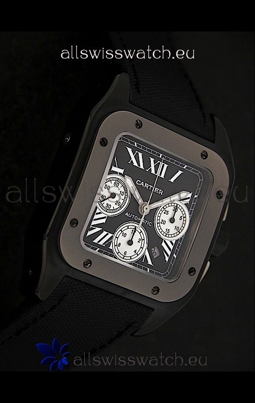 IMG_9086 Cartier santosin Black Dial 3