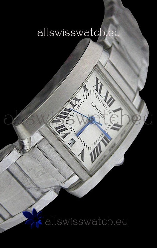 IMG_9086 Cartier Tank Fracaise Automatic Ladies Size 3