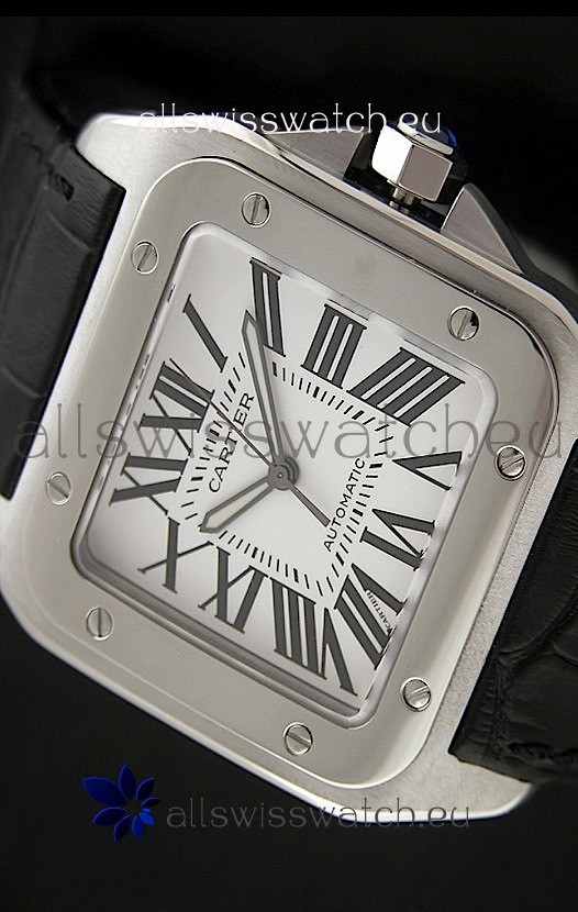 IMG_9086 Cartier Santosin White Dial 3