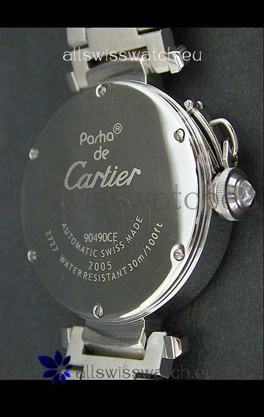IMG_9086 Cartier Pasha de Automatic in Light Blue Dial 3