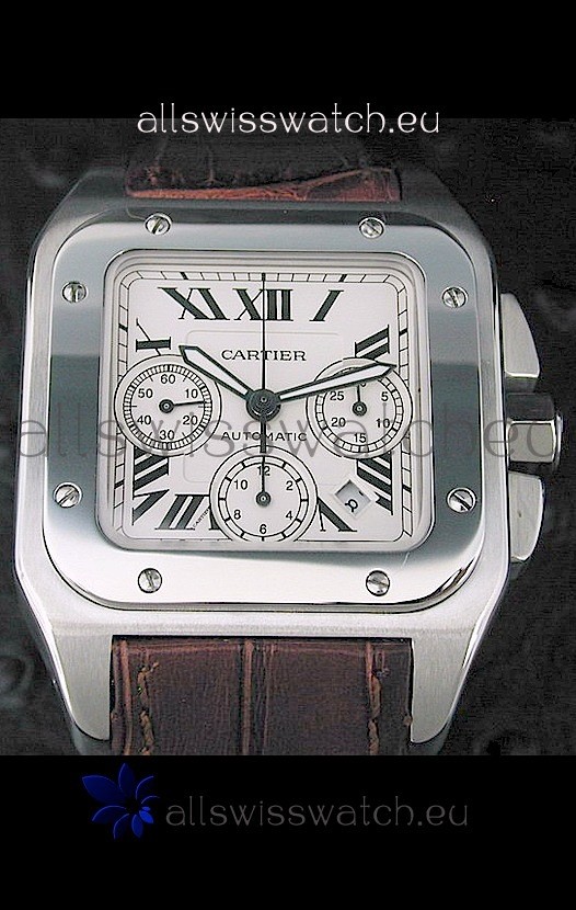 IMG_9086 Cartier Santosin White Dial 3