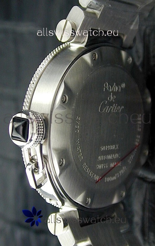 IMG_9086 Cartier Pasha dein Black Dial 3
