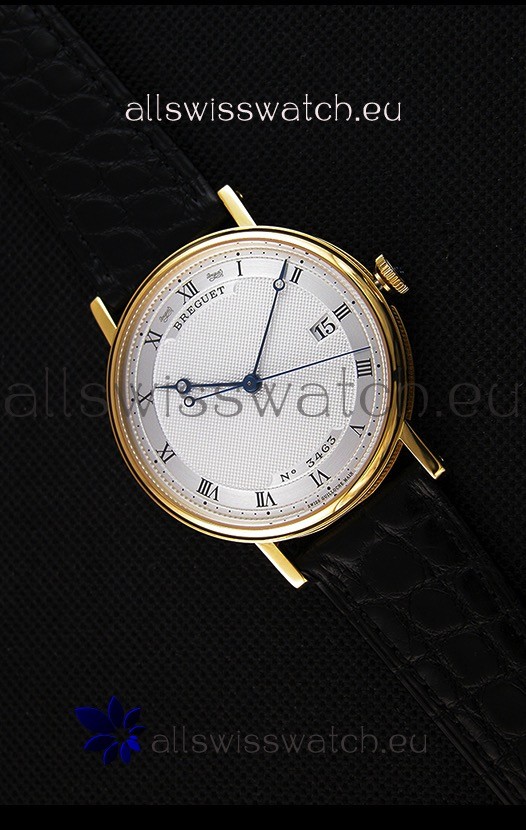 IMG_9086 Breguet Classique 5177BA/15/9V6 Yellow Gold with Roman Hour Markers 3