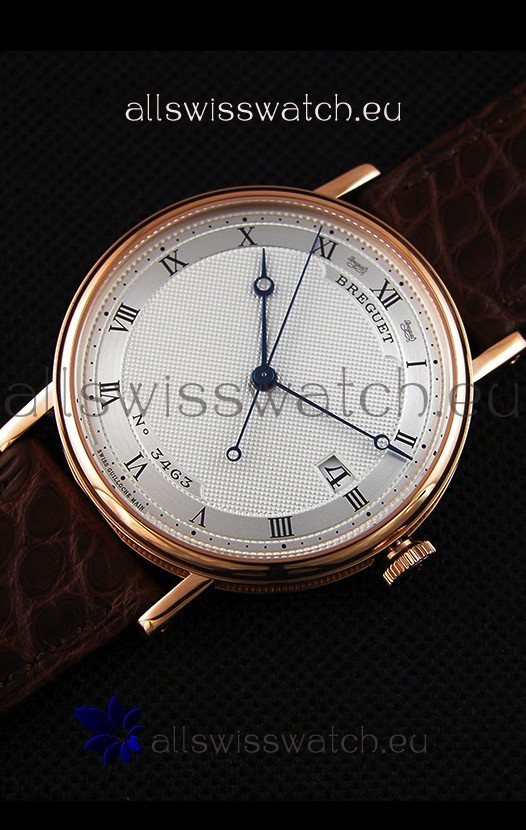 IMG_9086 Breguet Classique 5177BR/15/9V6 Rose Gold with Roman Hour Markers 3