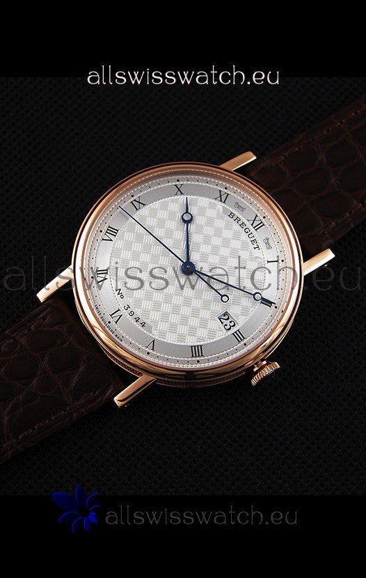 IMG_9086 Breguet Classique 5177BR/12/9V6 Rose Gold with Roman Hour Markers 3