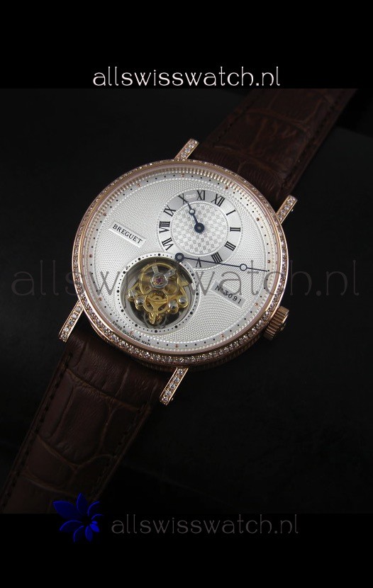 IMG_9086 Breguet Classique Tourbillonin Rose Gold with Diamonds Bezel 3