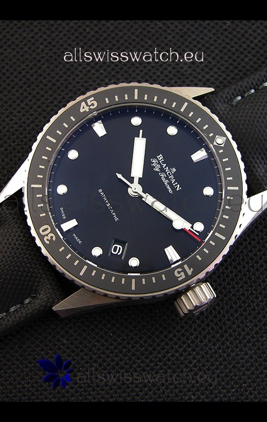 IMG_9086 Blancpain Fifty Fathoms BATHYSCAPHE Titanium Edition 1:1 3