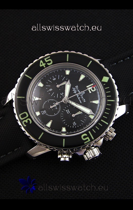 IMG_9086 Blancpain Blancpain Fifty Fathoms Chronograph Flyback Black 1:1 Mirror 3