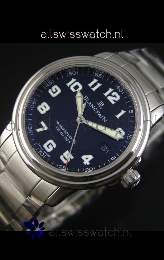 IMG_9086 Blancpain Leman 2100 Military 100 Hours in Black Dial - Original Citizen Movement 3