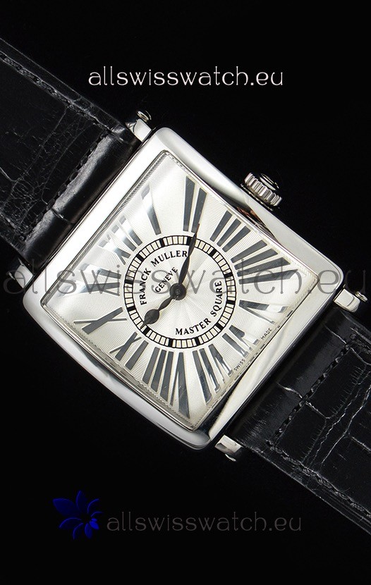 IMG_9086 Franck Muller Master Square Ladies Black Strap 1:1 Mirror 3