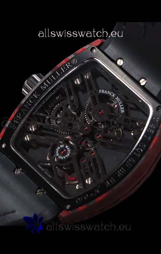 IMG_9086 Franck Muller Vanguard Skeleton Tourbillon Red Carbon 3
