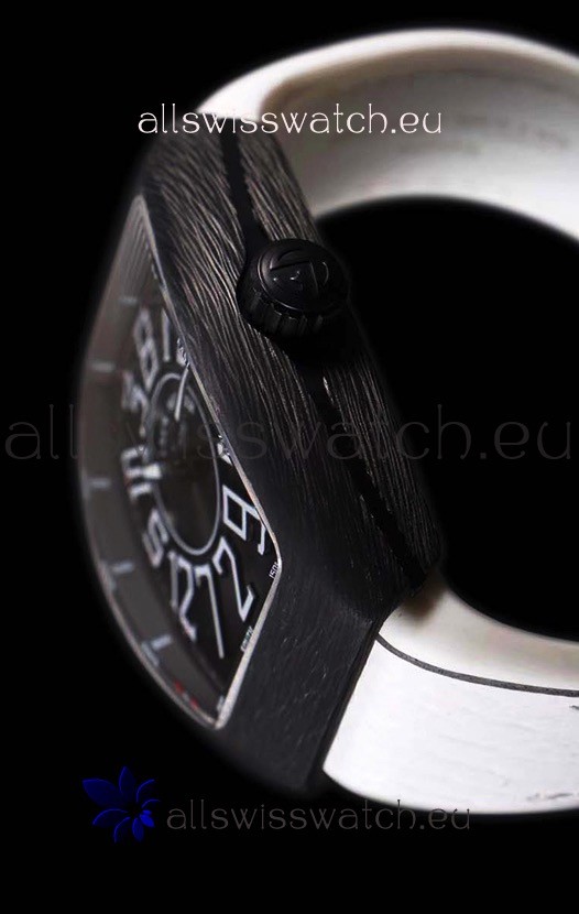 IMG_9086 Franck Muller Vanguard Carbon Casing Black Indexes 3