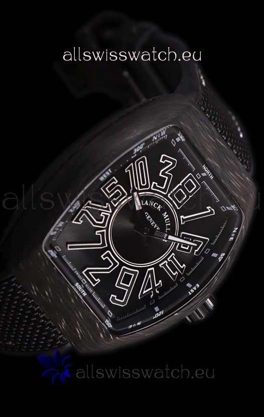 IMG_9086 Franck Muller Vanguard Carbon Casing Black Indexes 3