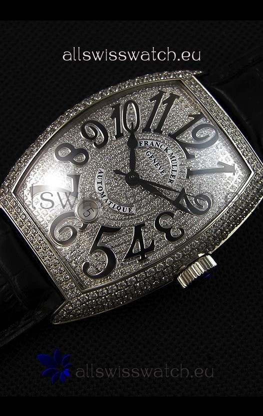 IMG_9086 Franck Muller Casablanca Automatique 8880 1:1 Ultimate Mirror with Diamonds 3