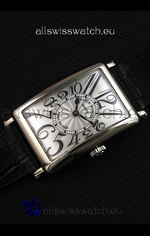 IMG_9086 Franck Muller Long Island Ladies in Quartz Movement Black Strap 3
