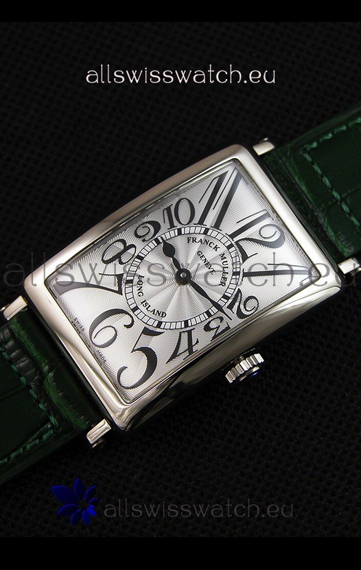 IMG_9086 Franck Muller Long Island Ladies in Quartz Movement Green Strap 3