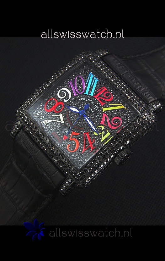IMG_9086 Franck Muller Conquistador King Automatic Crazy ColorsPVD Case 3