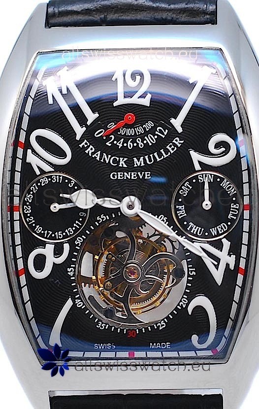 IMG_9086 Franck Muller Casablanca Calender Tourbillon in Black Dial 3