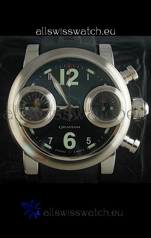 Graham Chronograph Swordfishin Black Dial 3