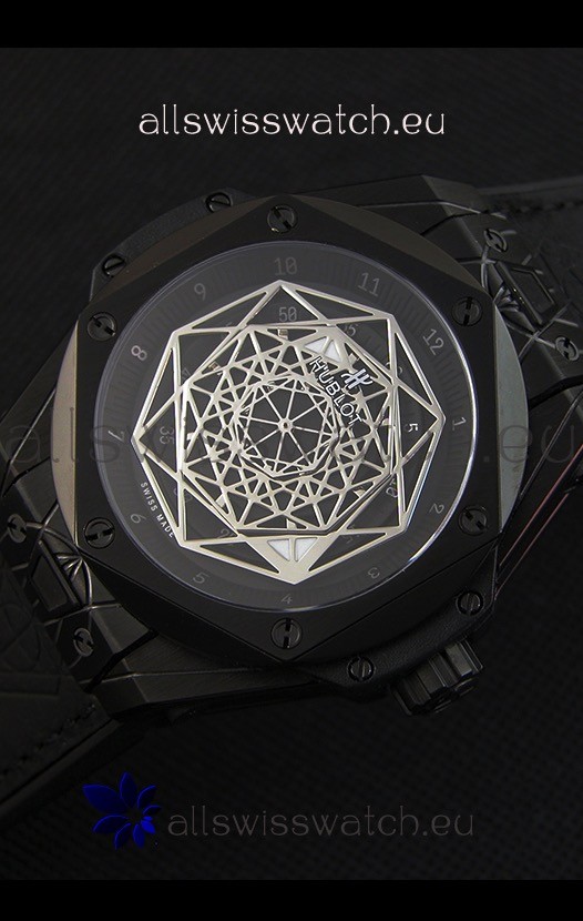 IMG_9086 Hublot Big Bang Sang Bleu 45MM Black PVD Coated 3