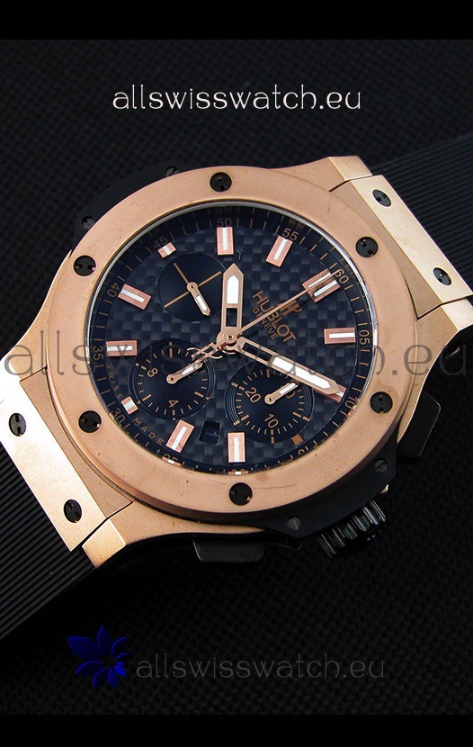 IMG_9086 Hublot Big Bang Carbon Dial Pink Gold Case: 1:1 Mirror 3