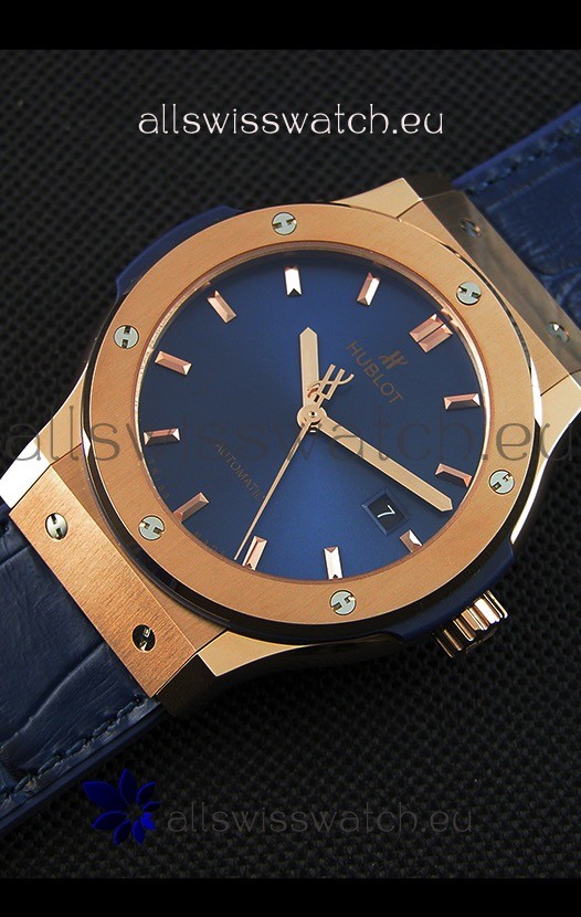 IMG_9086 Hublot Classic Fusion Blue King Gold- 1:1 Mirror 3