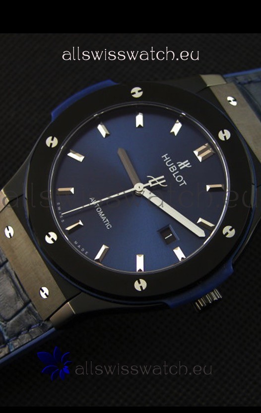 Hublot Classic Fusion Ceramic Blue- 1:1 Mirror 3