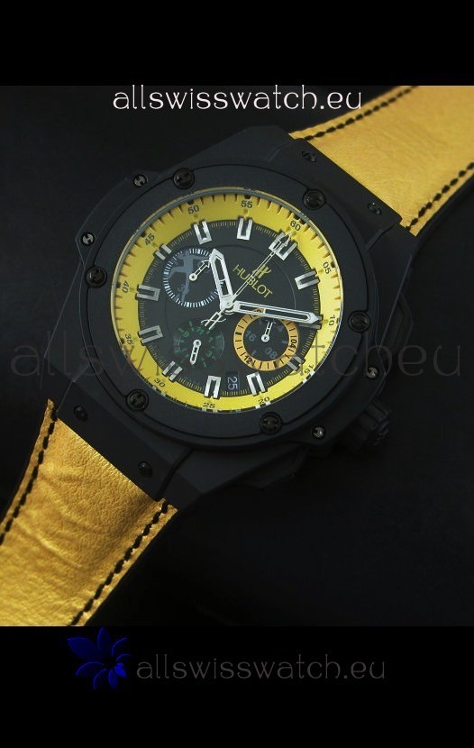 IMG_9086 Hublot Big Bang Yellow Skeleton Quartz 45MM 3