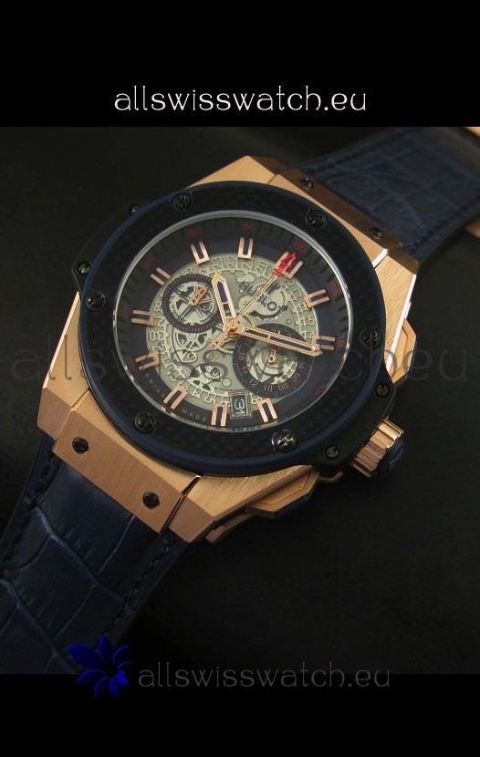 IMG_9086 Hublot Big Bang King Rose Gold Skeleton Dial Quartz 45MM 3