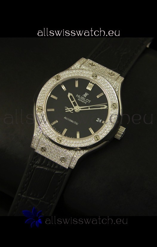 IMG_9086 Hublot Classic Fusion 39MM Diamonds Encrusted Case 3