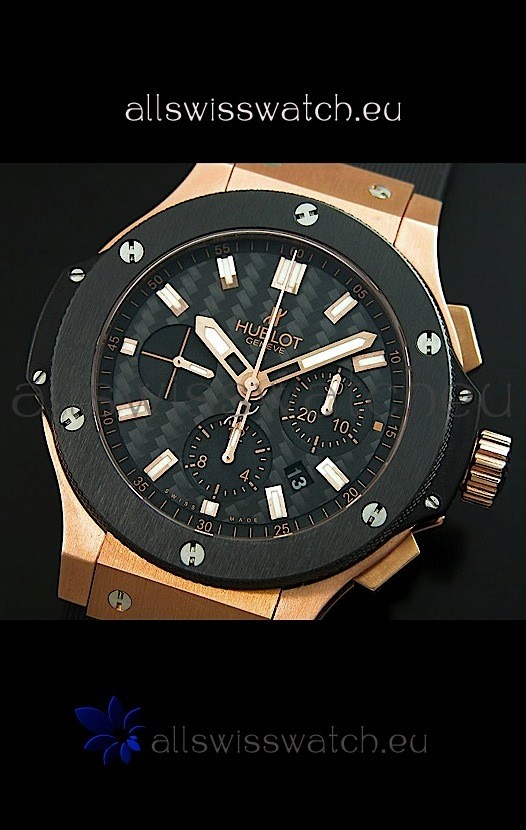 IMG_9086 Hublot Big Bang Pink Gold- 1:1 Mirror Carbon Dial 3