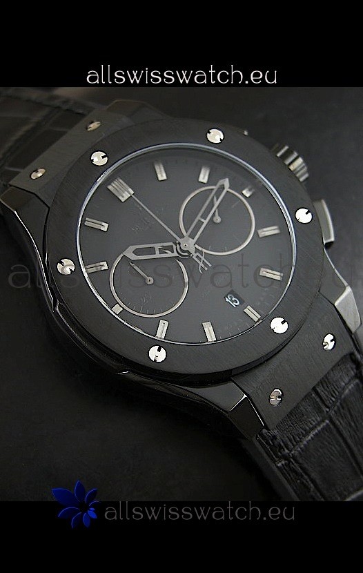 Hublot Big Bang Classic Fusion PVD in Black Strap 3
