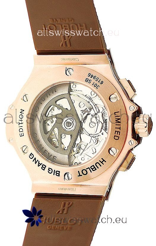 IMG_9086 Hublot Big Bang Pink Gold with Baguatte Diamonds 3