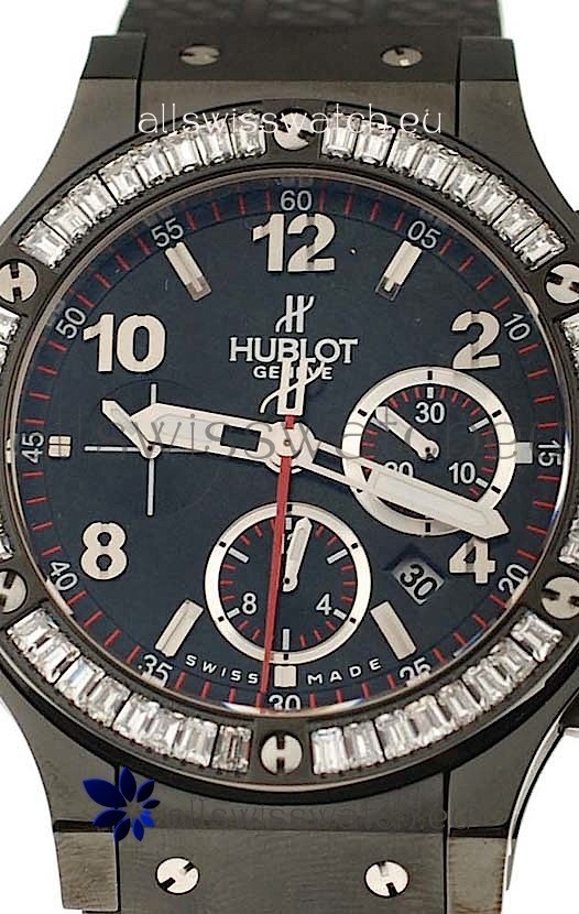 IMG_9086 Hublot Big Bang All Black with Diamonds Bezel 3
