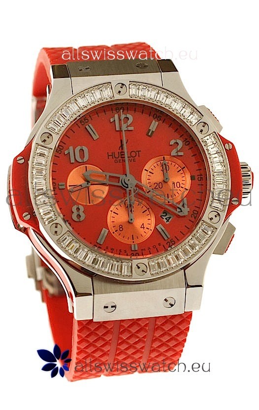 IMG_9086 Hublot Big Bang White Baguette Diamonds Shaped Bezel 3