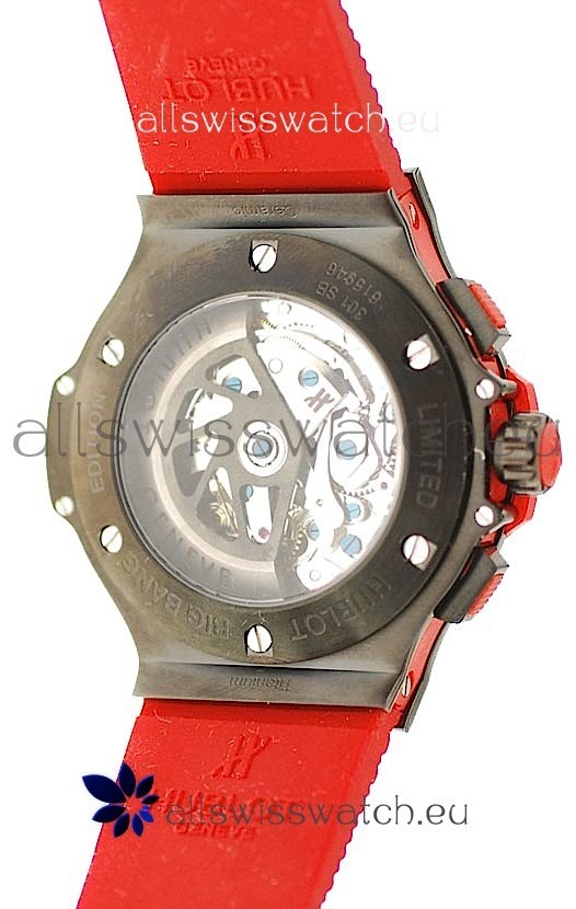 Hublot Big Bang in Red Dial Ceramic Bezel 3